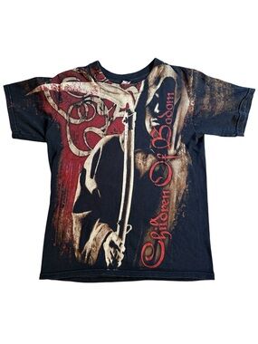 Vintage Y2K Children Of Bodom Metal Death Metal Band Tshirt Size Small
